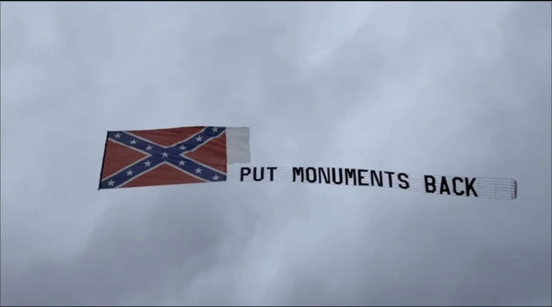 Confederate Flag Flyover